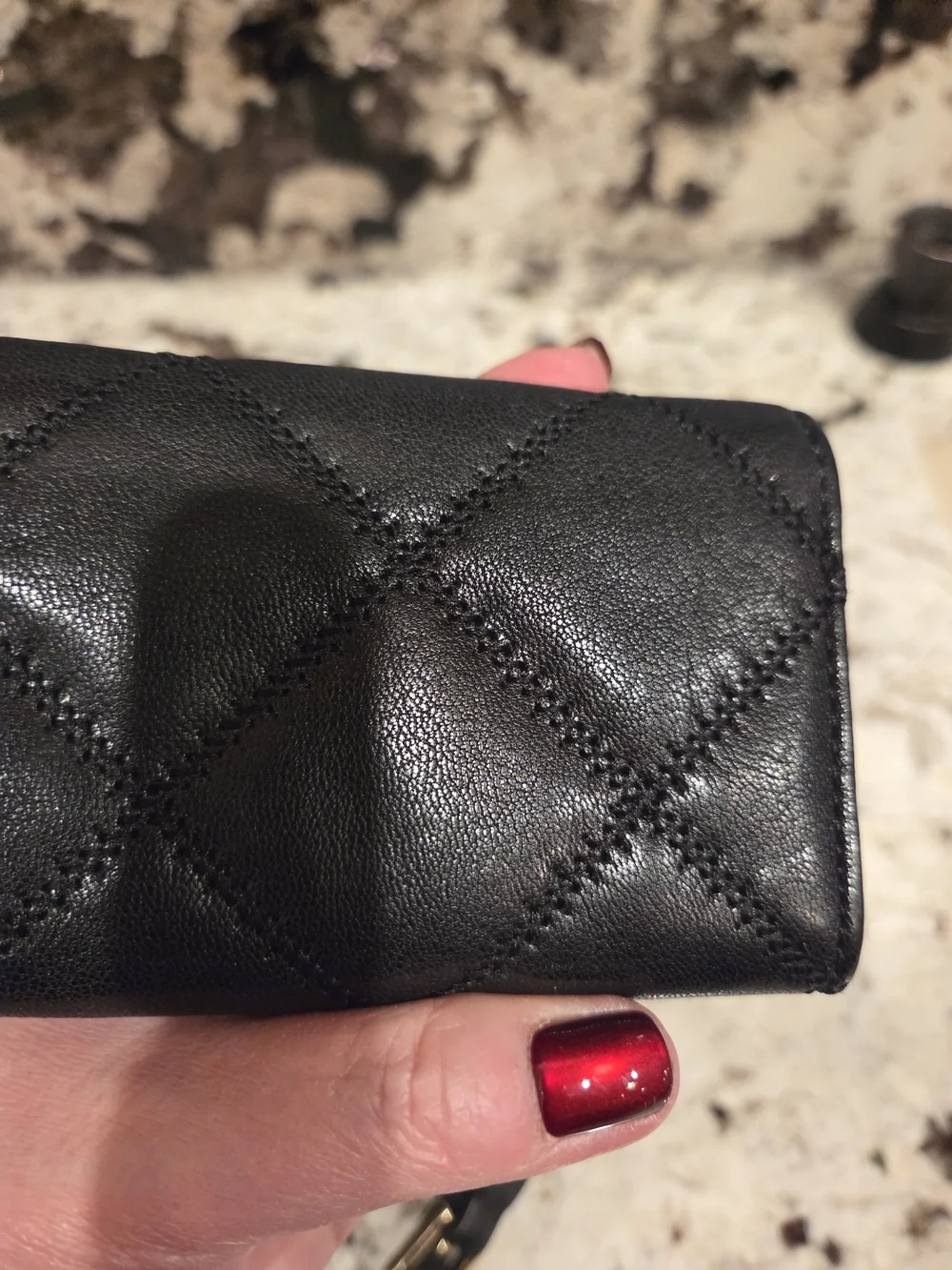 Tory Burch Black Leather Crossbody and Wallet Set